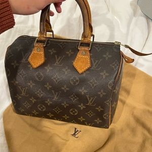 Louis Vuitton Speedy 25 with dustbag